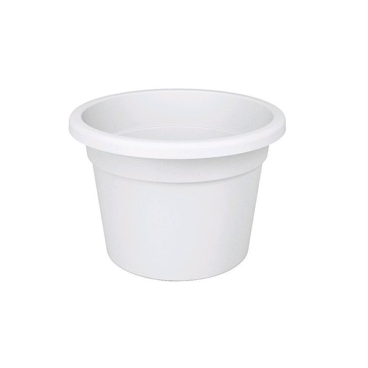 Vaso Tondo + Sottovaso in Plastica PPL Colore Terracotta Diametro 60 cm Altezza 40 cm 68 Litri 