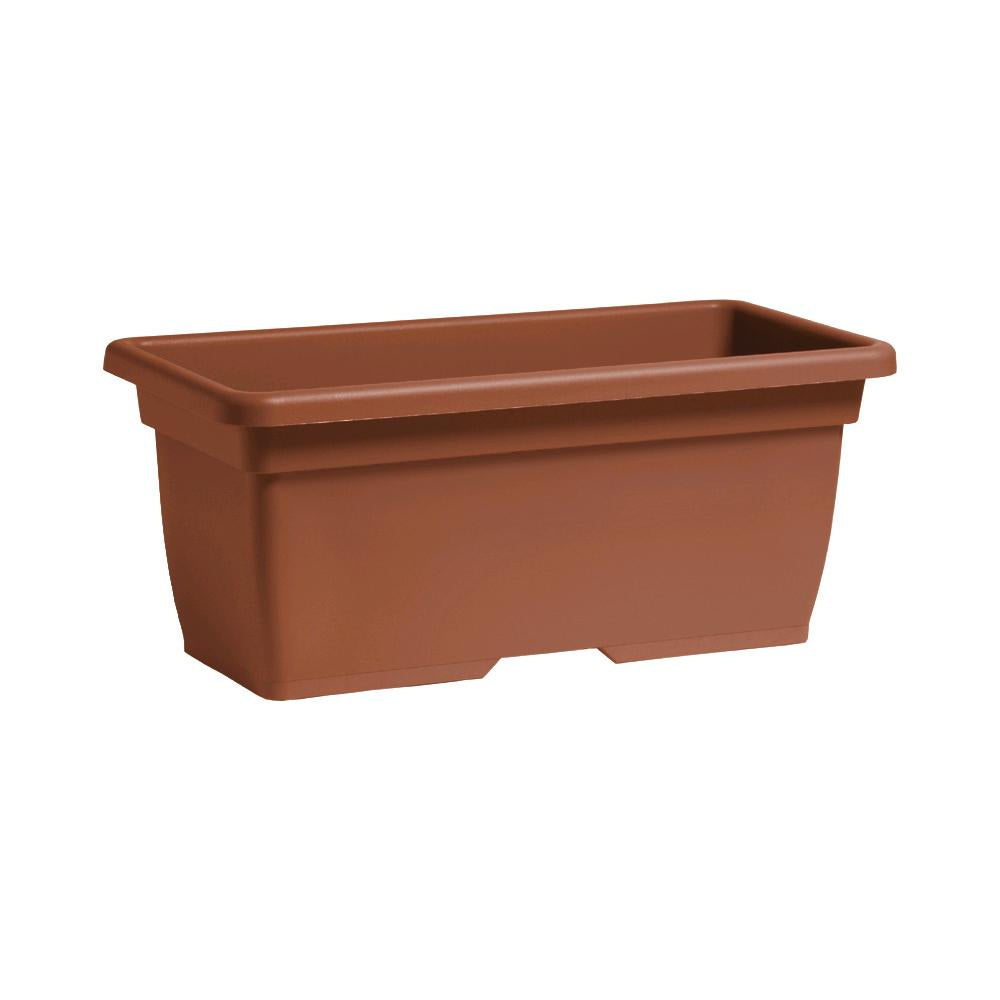 Vaso Rettangolare in Plastica PPL Colore Terracotta 80x40x34H cm 63 Litri