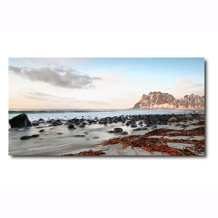 Canvas Stampato Alta risoluzione 50x100 cm SPIAGGIA Telaio in Legno Tela in cotone