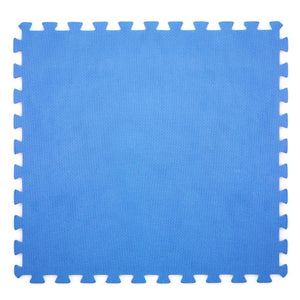 Set 6 Mattonelle Tappeto Antiscivolo per Piscina colore Blu 60x60x0,8 cm 