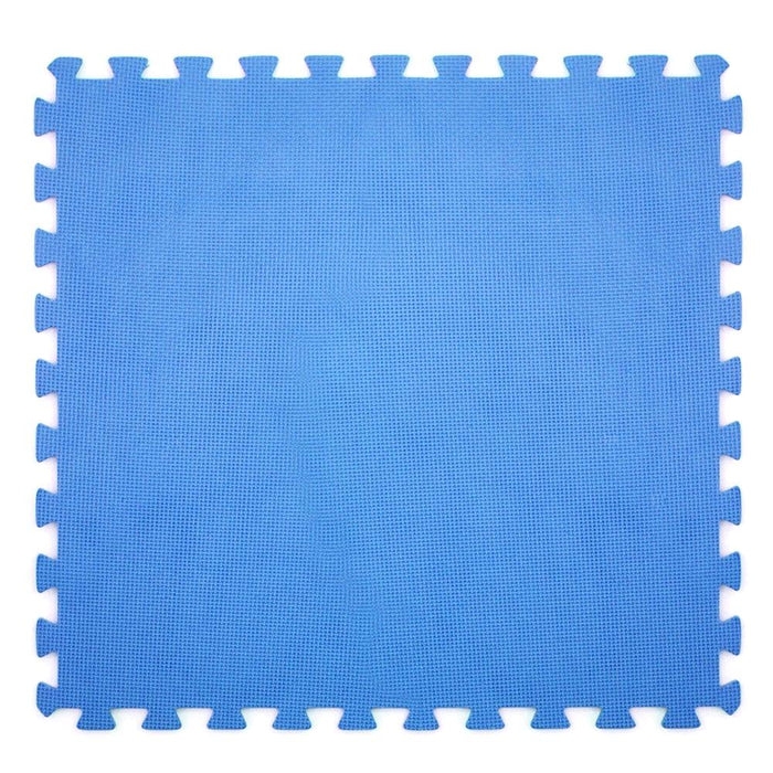 Set 6 Mattonelle Tappeto Antiscivolo per Piscina colore Blu 60x60x0,8 cm 