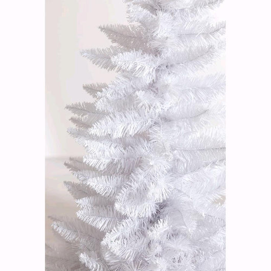 Albero di Natale Bianco ARTIC 180 cm 560 Rami Fissi Apertura ad Ombrello F4962