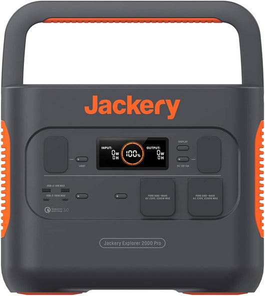 Centrale elettrica portatile Jackery Explorer 2000 PRO,  pacco batteria solare al litio mobile, per campeggio