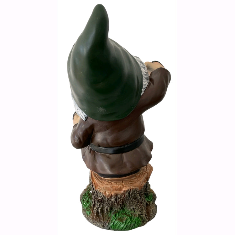 Nano da Giardino in poliresina Altezza 28 cm Statuetta Gnomo per esterno MAMMOLO - 2