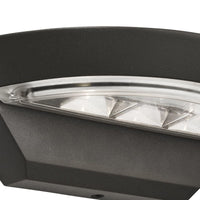 Applique Contemporanea Lincoln Alluminio Grigio Policarbonato Led 8W 4000K