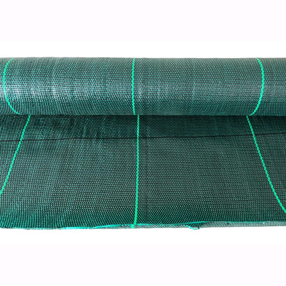 Telo Per pacciamatura Verde 1,65x100 mt 100gr/mq anti erbacce Anti UV Permeabile