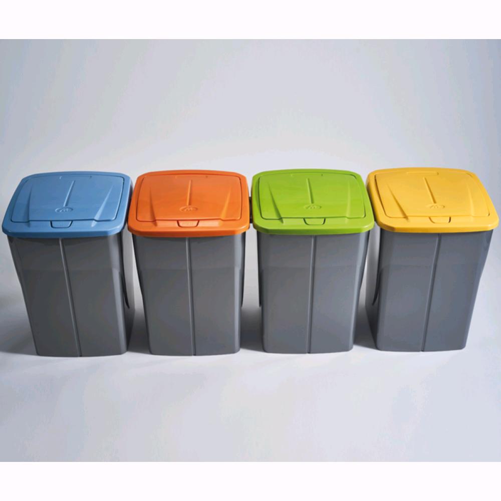 PATTUMIERA per RACCOLTA DIFFERENZIATA Colore VERDE 40 Litri ECOBIN 25x42x61,5 cm