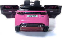 Auto Elettrica Macchina per Bambini RANGE Rover VELAR 12V colore Rosa