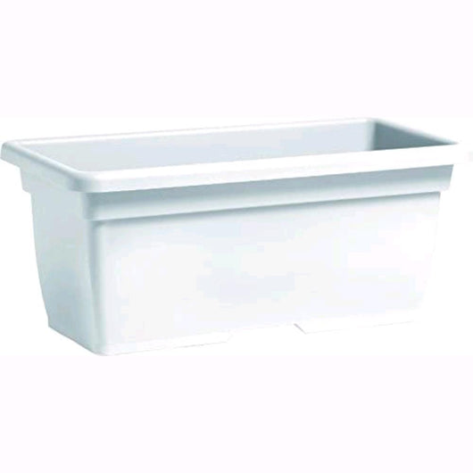 Vaso Rettangolare in Plastica PPL Colore Bianco 100x45x40H cm 110 Litri