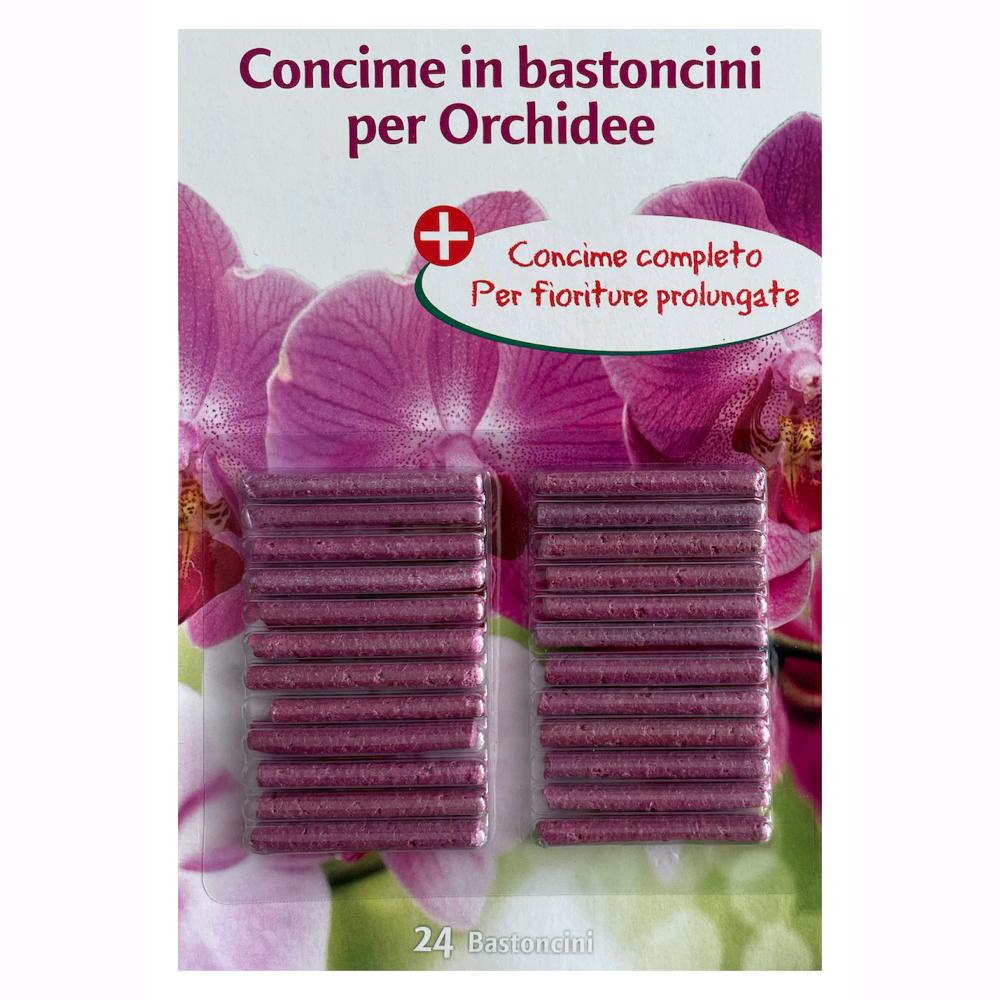 Concime completo in Bastoncini per Orchidee 30 gr. Conf. da 24 pezzi 