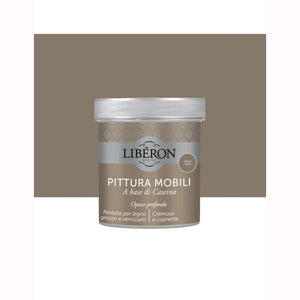 Liberon Pittura Vernice per Mobili alla Caseina Colore Grigio Talpa 500 ml