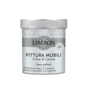 Liberon Pittura Vernice per Mobili alla Caseina Colore Grigio Nuvola 500 ml