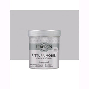 Liberon Pittura Vernice per Mobili alla Caseina Colore Grigio Nebbia 500 ml