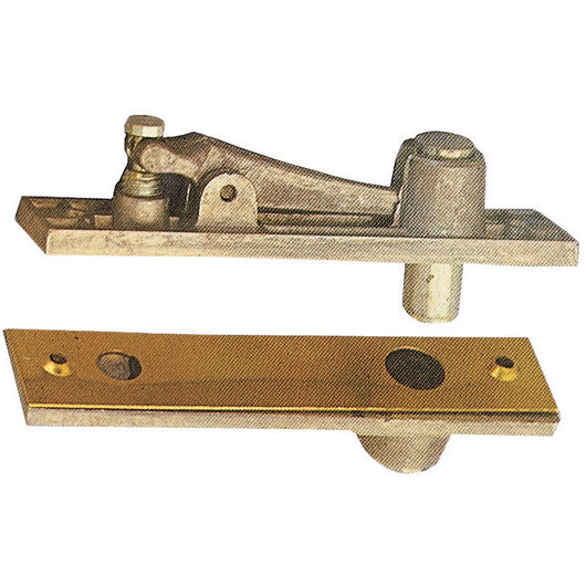 cardine per porte a vento perno rientrante superiore centrale in ottone lucido cod:ferx.5158