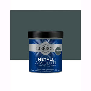 Liberon Pittura Vernice Metallizzata per Mobili Colore Metallo Blu Opaco 500 ml