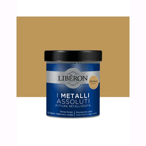 Liberon Pittura Vernice Metallizzata per Mobili Colore Oro Giallo Brillante 500 ml