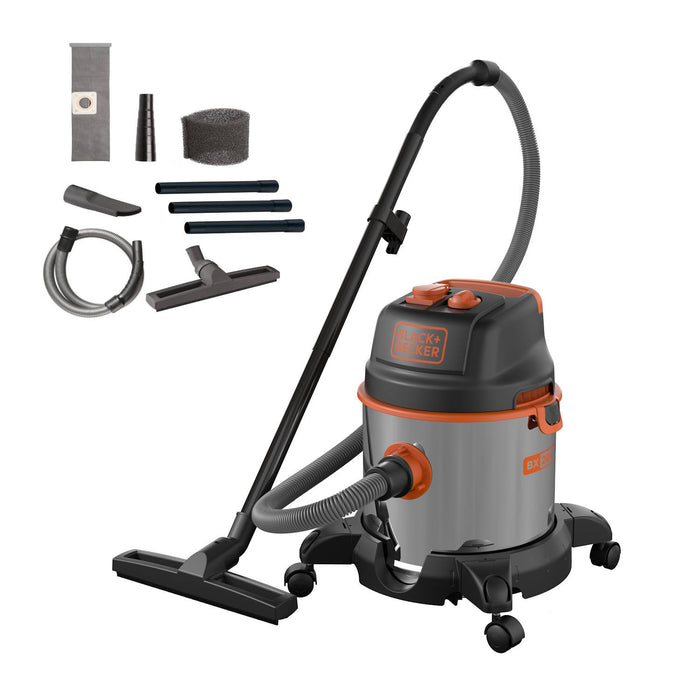 BLACK+DECKER Aspiratore Solidi e Liquidi BXVC20XTE (1400 W, 20 l)