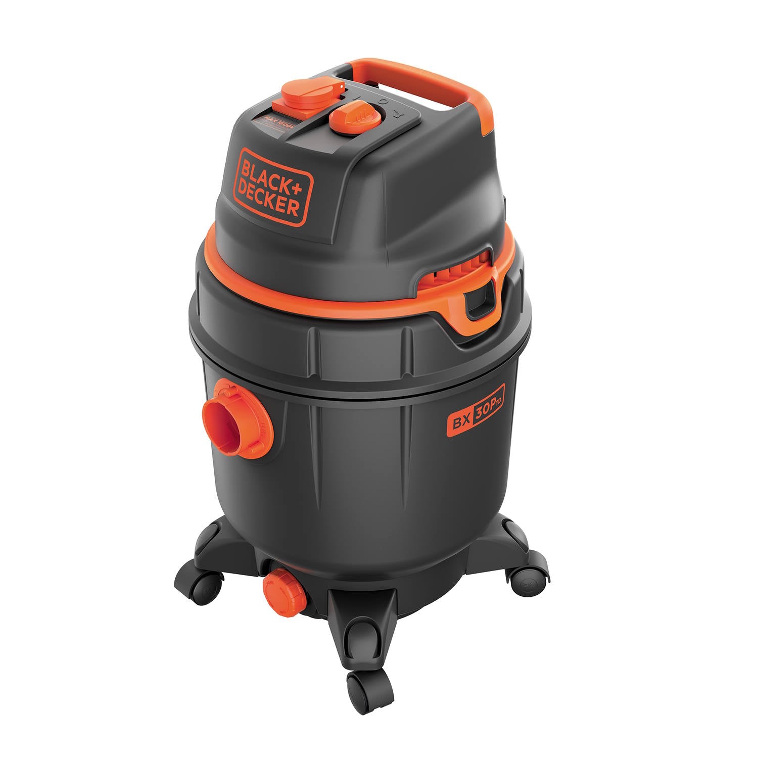 BLACK+DECKER Aspiratore Solidi e Liquidi BXVC30PTDE con Presa Elettroutensili (1600 W, 30 l)