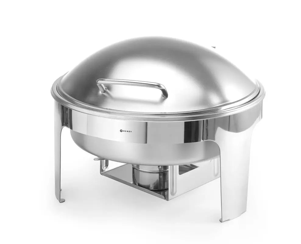 Chafing dish rotondo finitura satinata, HENDI, Profi Line, 6L