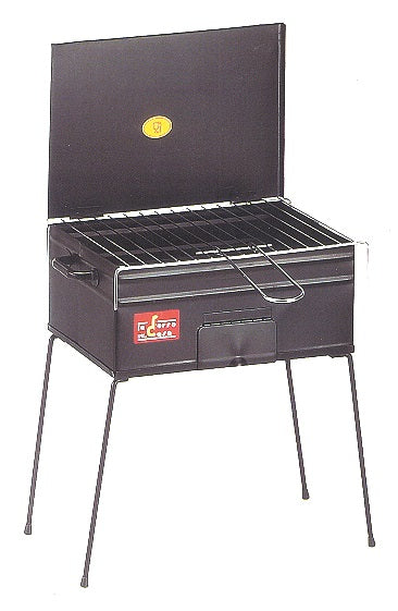 BBQ RICHIUD.VALIGETTA CM.25X35 H.42 C/GRAT.