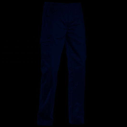 Pantalone Da Lavoro Blu Classico Pant Level Cargo 60062 Con Tasche Laterali E Doppia Cucitura Iso 13688:2013-Diadora Utility-Taglia L