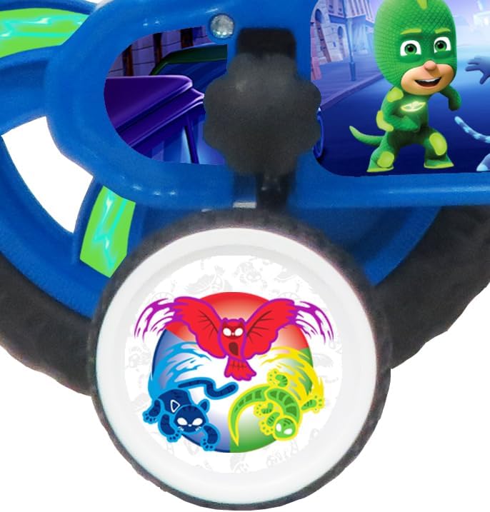 PJ MASKS 12''  bicicletta per bambini, adatta a bambini tra i 3 e i 5 anni, per altezza tra 85 e 105 cm, con borraccia, 