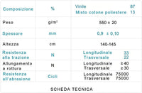 Ecopelle Cuoio Antimacchia 140x30 cm Pelle Finta Morbida Rivestimento Cuscini Sedute Grigio