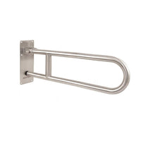 Barra pieghevole disabili maniglione ribaltabile acciaio inox lucido 80 cm