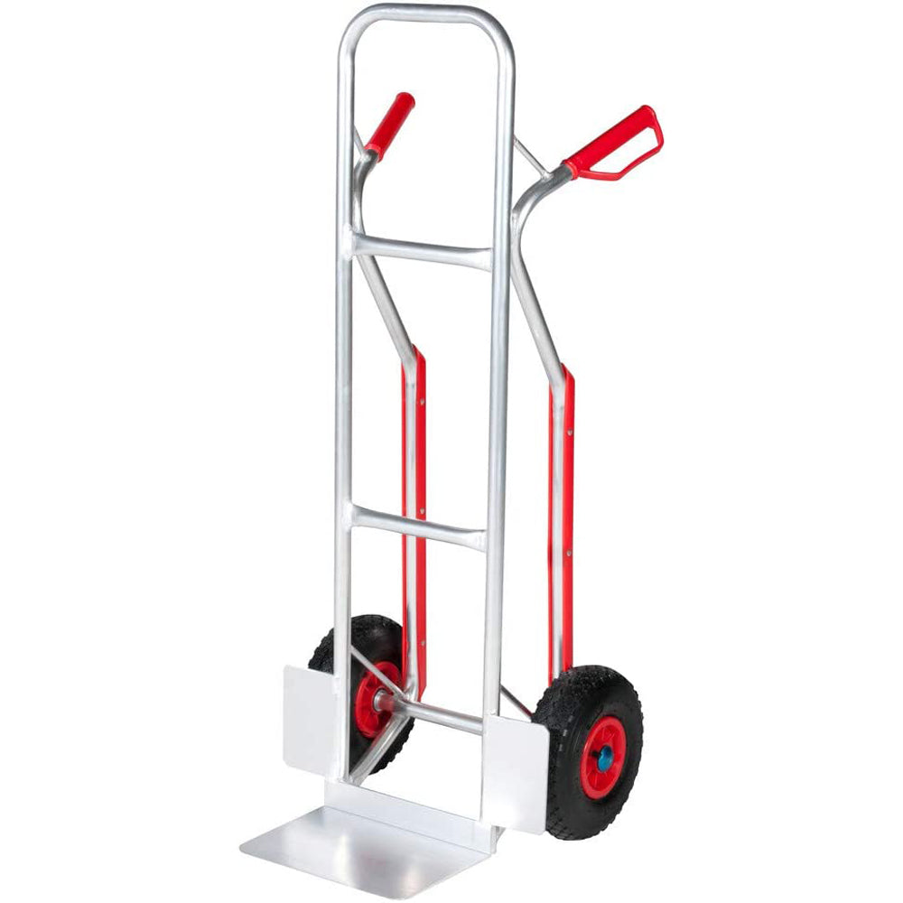 CARRELLO PORTAPACCHI PORTA PACCHI TRASPORTO 150Kg 2 RUOTE ALLUMINIO VERDELOOK 80/10