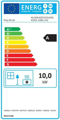 Stufa a legna Caminetti K22 10kW, Log