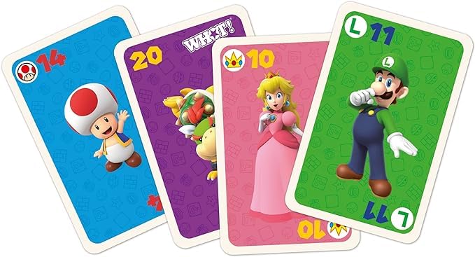 Carte da gioco Whot edizione Super Mario Nintendo