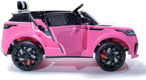 Auto Elettrica Macchina per Bambini RANGE Rover VELAR 12V colore Rosa