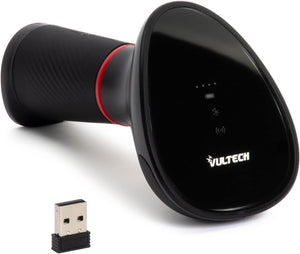 Vultech barcode scanner wireless 2.4 ghz e bluetooth 1d 2d - BC-07MWBT