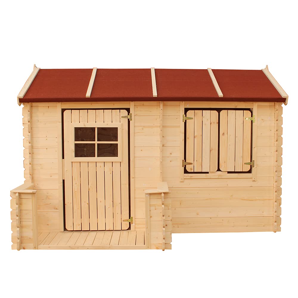 Casetta legno per bambini -  L184xL241xA151cm/ 2.63m2 - Timbela M503