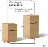 Materasso 90x200 h26 cm in memory massaggiante dispositivo medico CE doppio comfort spedito sottovuoto Farmarelax