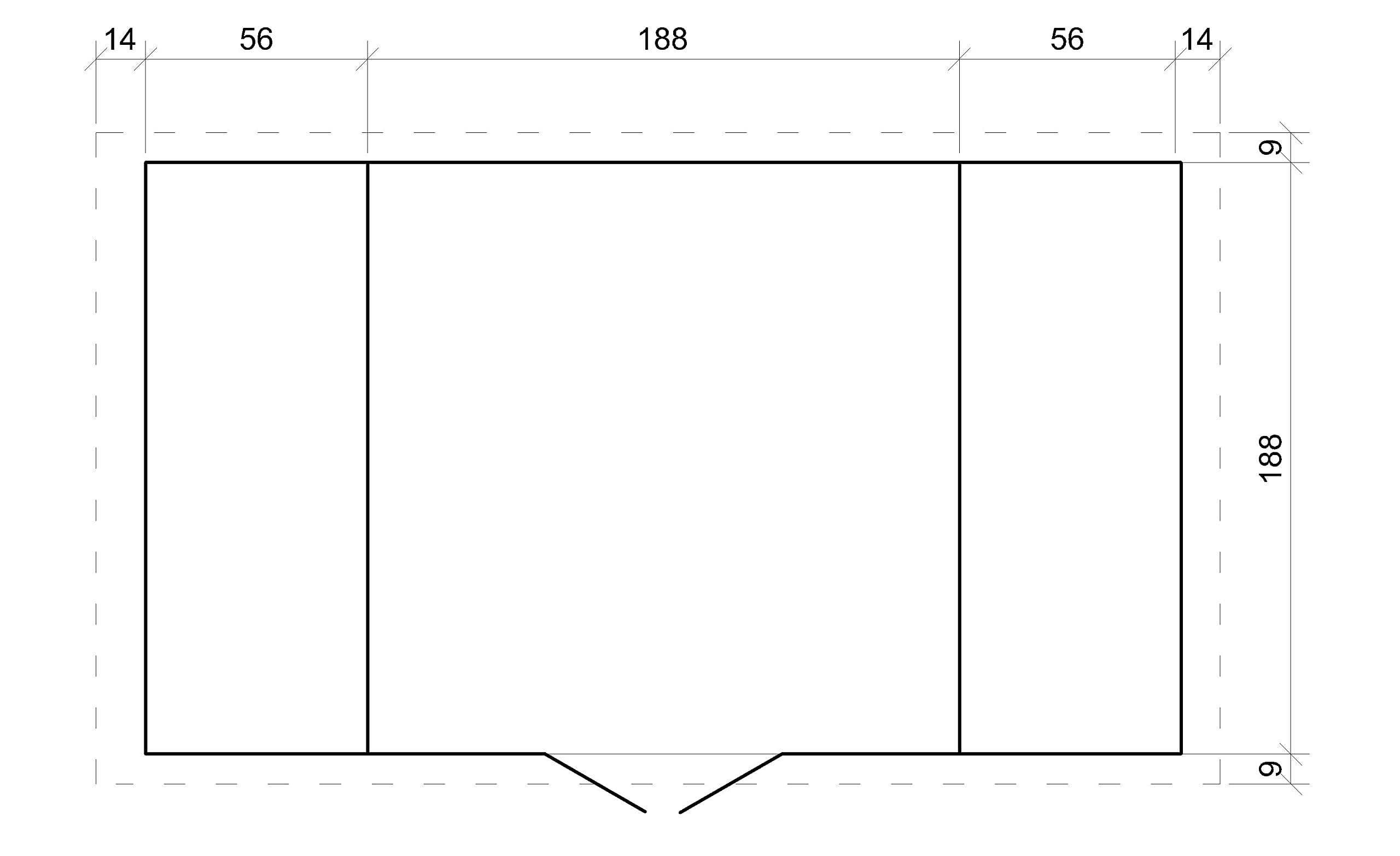 TIMBELA M391 Casetta da Giardino in Legno - 3,53 + 0,97+0,97 m2 