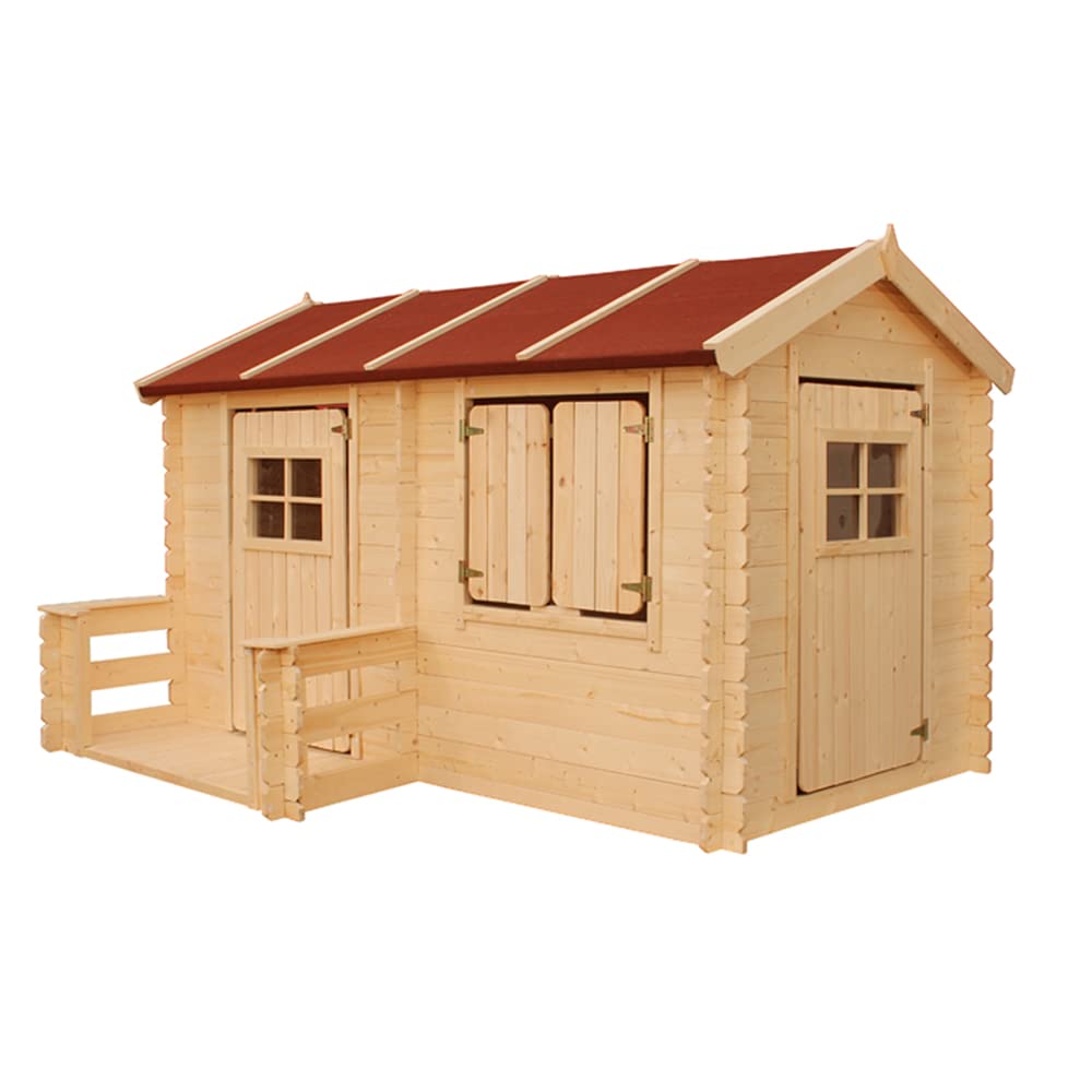 Casetta legno per bambini -  L184xL241xA151cm/ 2.63m2 - Timbela M503