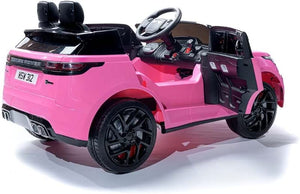 Auto Elettrica Macchina per Bambini RANGE Rover VELAR 12V colore Rosa