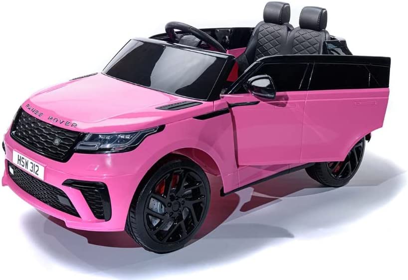 Auto Elettrica Macchina per Bambini RANGE Rover VELAR 12V colore Rosa