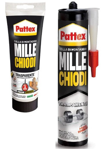 HENKEL PATTEX MILLECHIODI TRASPARENTE GR. 200 TUBO APP. ART.