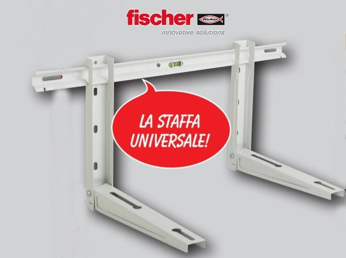 Staffa Supporto FISCHER Per Condizionatori Climatizzatori Monosplit da 7000 a 12000 Btu KLIMA KLIK 420x400x780