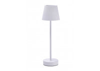 Lampada da tavolo touch ricaricabile "Maisy" colore bianco