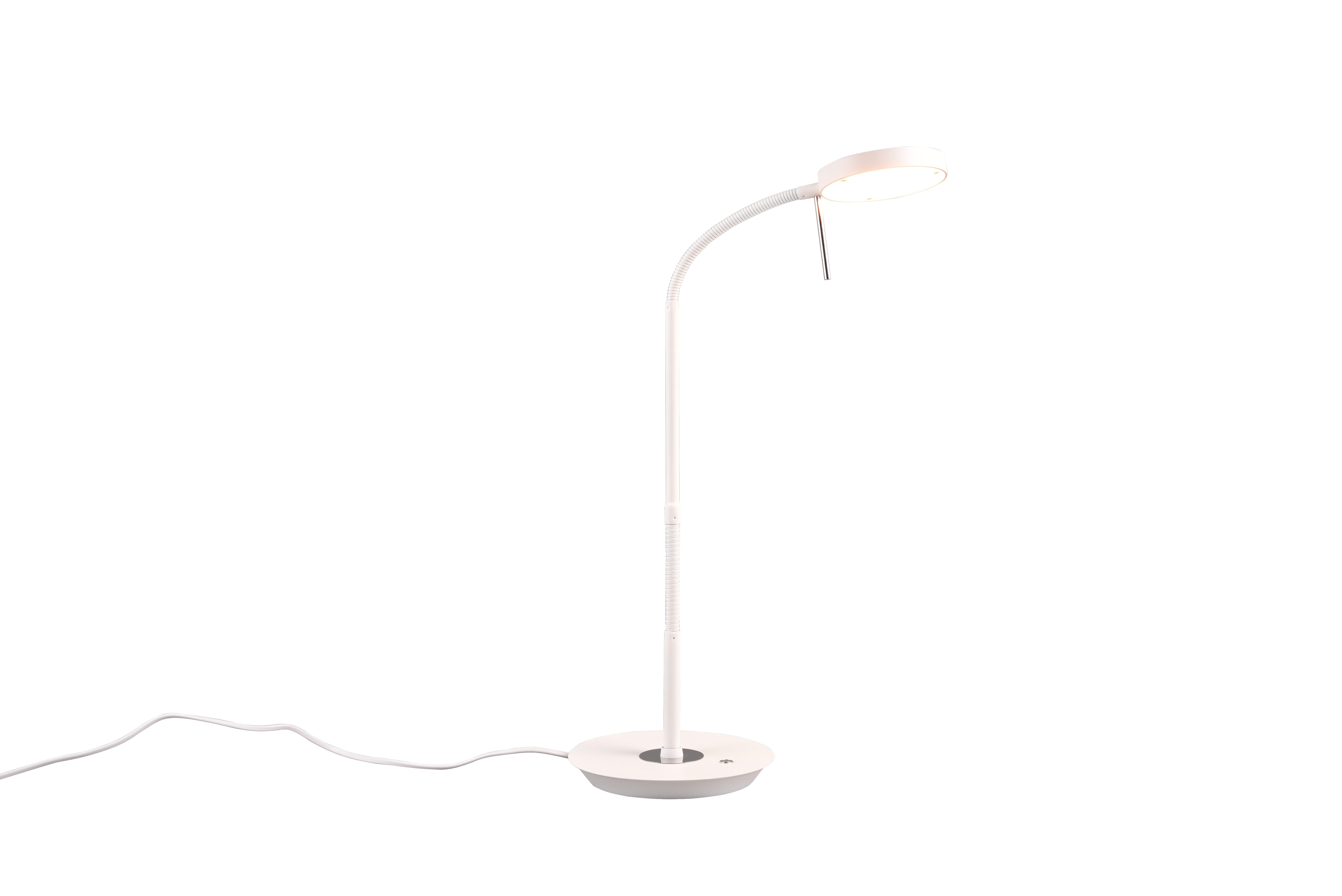 Lampada da studio LED 2 snodi flessibili Madrid bianco