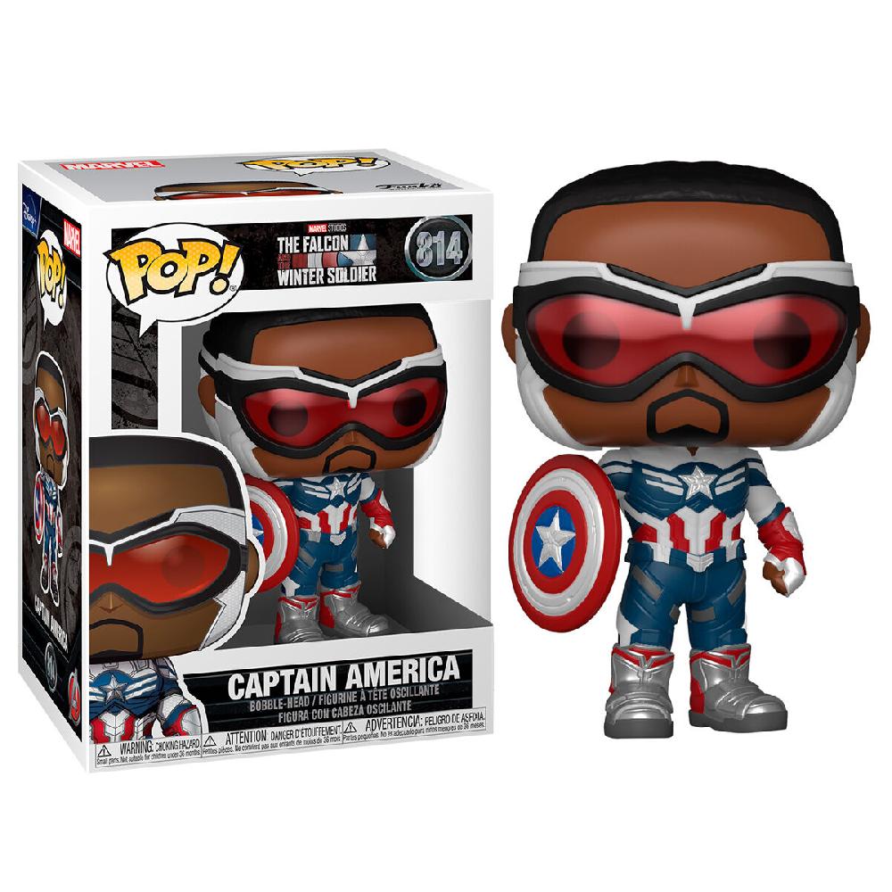 Figura POP Marvel The Falcon & Winter Soldier Capitan America