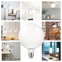 Lampadina Serie Smartline G120 Globeo 24W E27 4000K Luce Bianca Naturale Resa 230W 2.376Lumen 