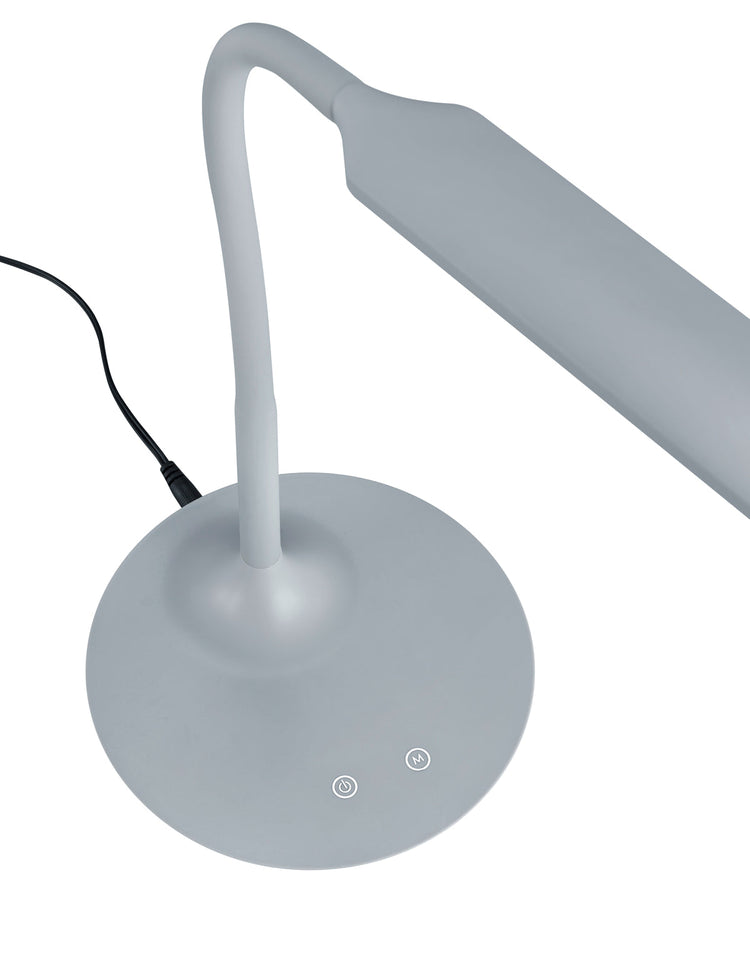 Lampada tavolo da Interno a LED in Plastica Grigio