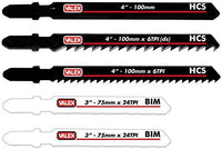 Valex lame taglio legno plastica metallo 5 pezzi 1452726