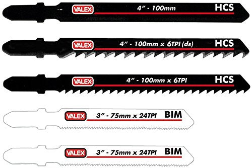 Valex lame taglio legno plastica metallo 5 pezzi 1452726