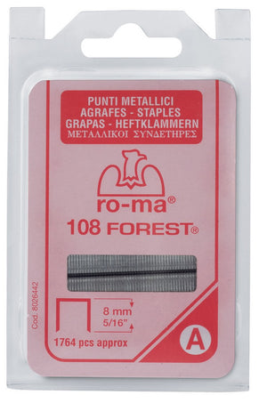 cf punti per fissatrici in blister forest mod. 110/13 mm. 10 (672 pz.) cod:ferx.vit33266