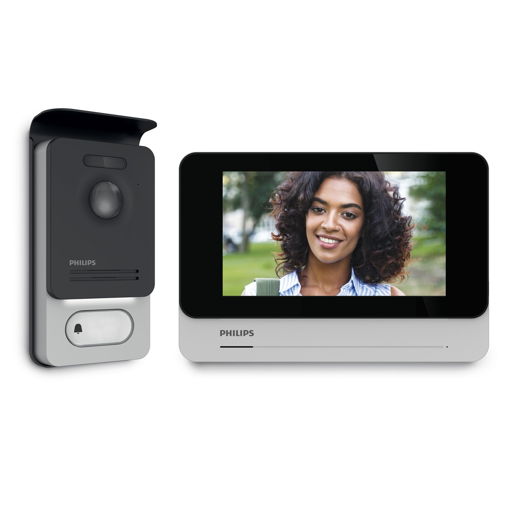 Videocitofono Wi-Fi PHILIPS WelcomeEye Connect 2 - Kit Video Touch screen 7'' - 2 Fili